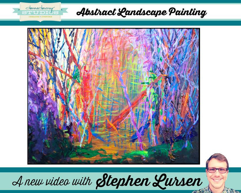 Abstract Landscape Painting Online Workshop by Stephen Lursen