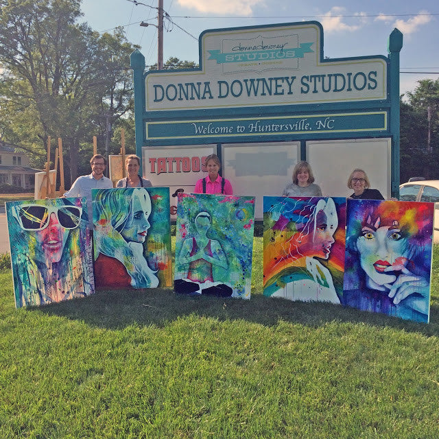 Donna Downey's and Stephen Lursen's Collaborative Art Workshop #3