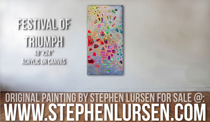 "Festival of Triumph" Original painting and time lapse video