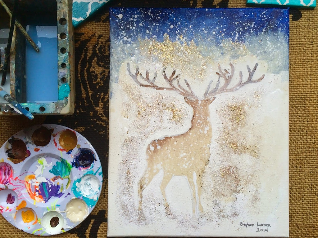 FREE Painting Workshop - "Winter Dazzle" by Stephen Lursen