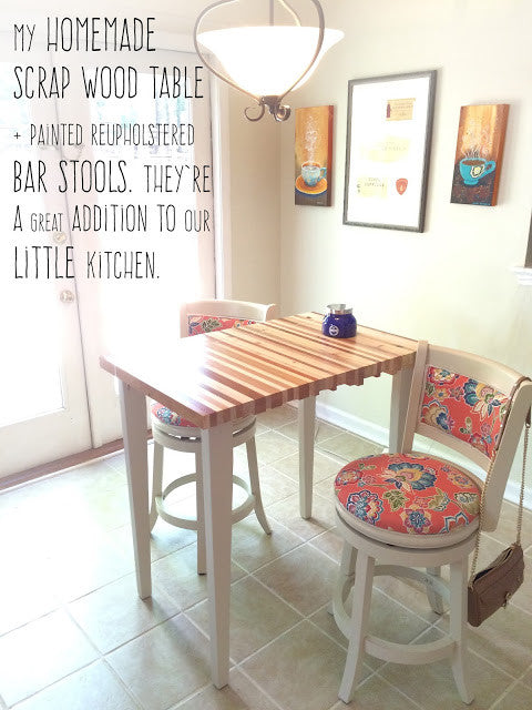 My Homemade Scrap Wood Table: step by step tutorial by Stephen Lursen