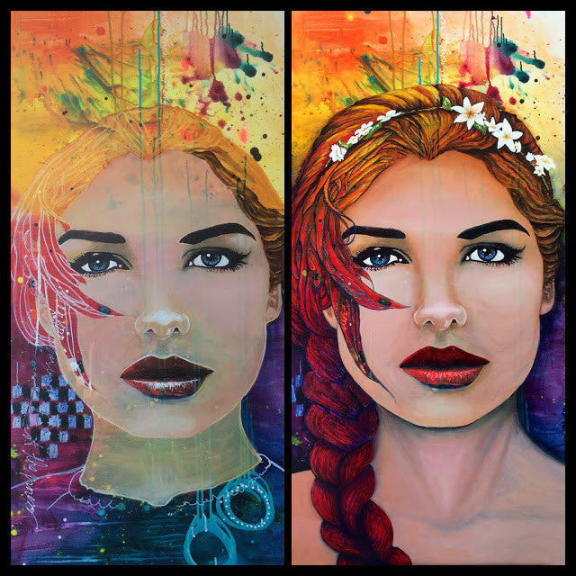 Collaborative Artistry Painting Sold! by Donna Downey and Stephen Lursen