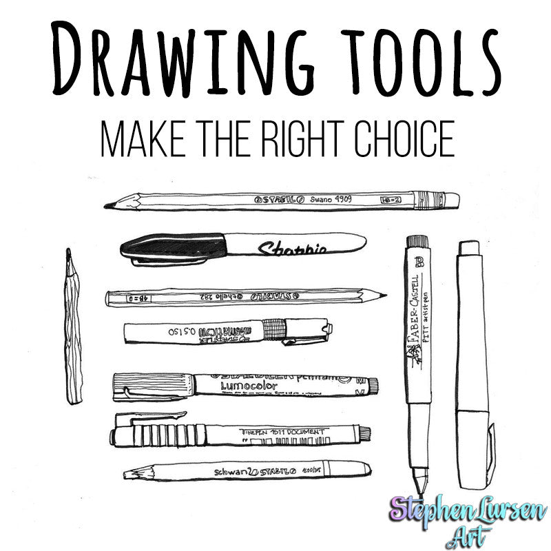 Draw on that painting! Here's what you use...