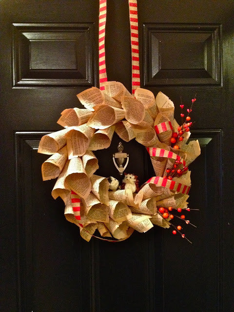 Step by Step Tutorial on how to make a fall wreath!