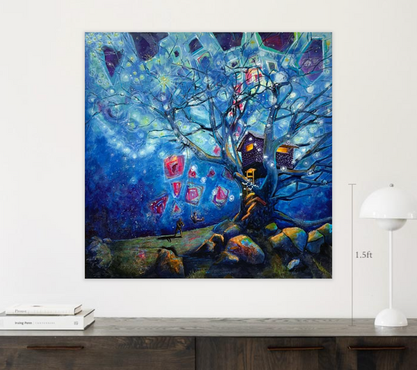 Luke's Lighthouse Original Painting by Stephen Lursen