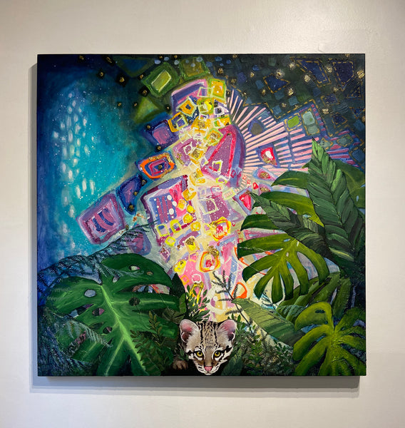 A Spirit of Adventure: Original Painting on Canvas