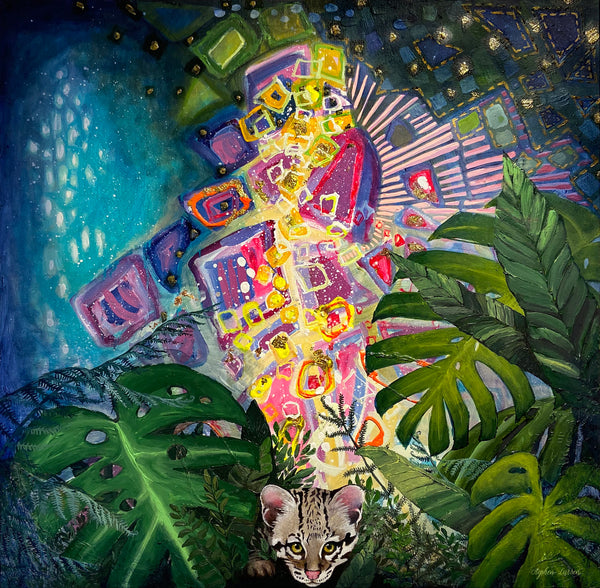 A Spirit of Adventure: Original Painting on Canvas