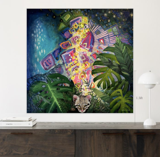 A Spirit of Adventure: Original Painting on Canvas