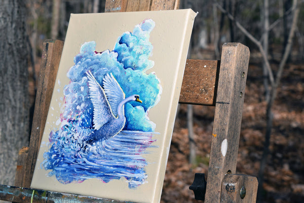 SOLD!!! The Cathartic Arrival - Original painting by Stephen Lursen
