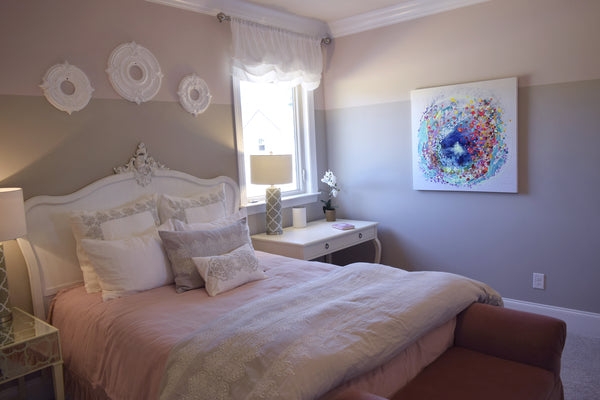 A Lovely Imagination: Original mixed media painting by Stephen Lursen