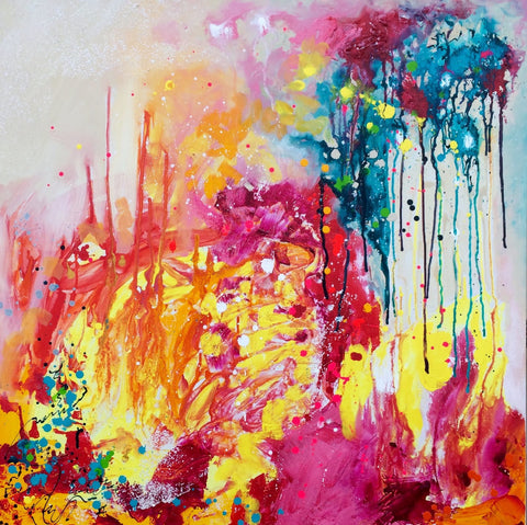 Original Painting - Color Splash by Stephen Lursen