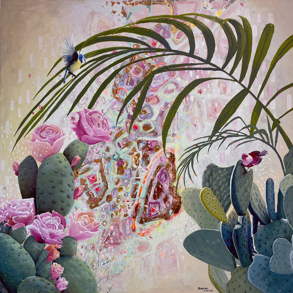 Desert Beauty: Original Mixed Media Painting
