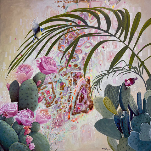 Desert Beauty: Original Mixed Media Painting