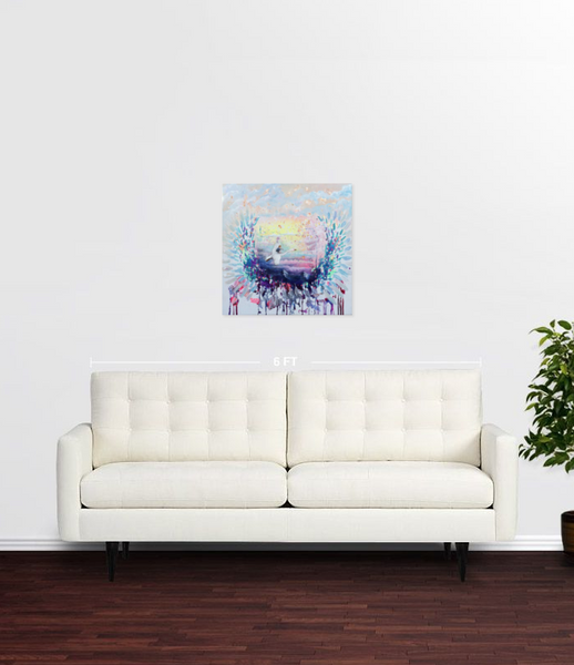 SOLD!!! Flying Lessons - Original painting by Stephen Lursen