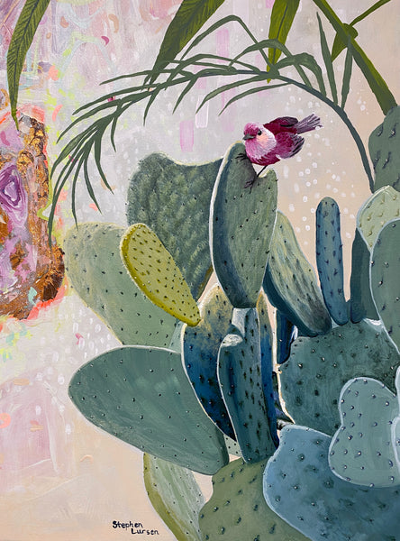 Desert Beauty: Original Mixed Media Painting