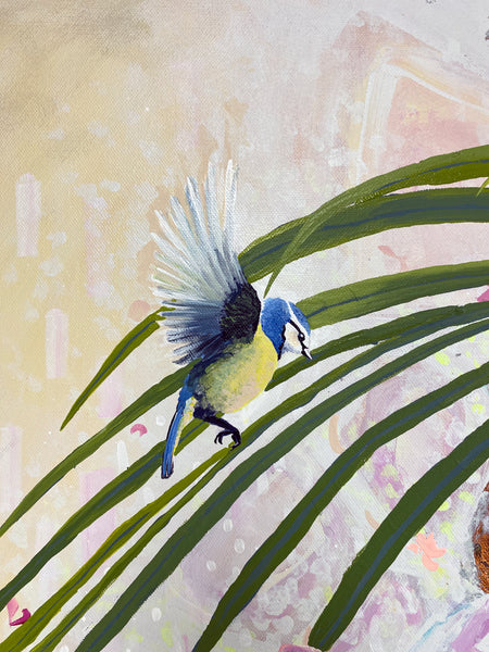 Desert Beauty: Original Mixed Media Painting