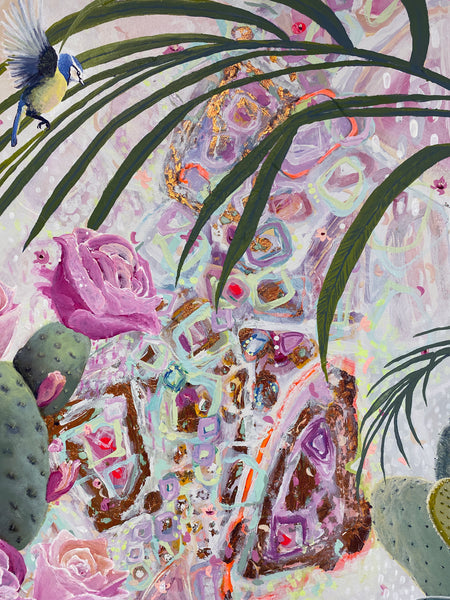 Desert Beauty: Original Mixed Media Painting