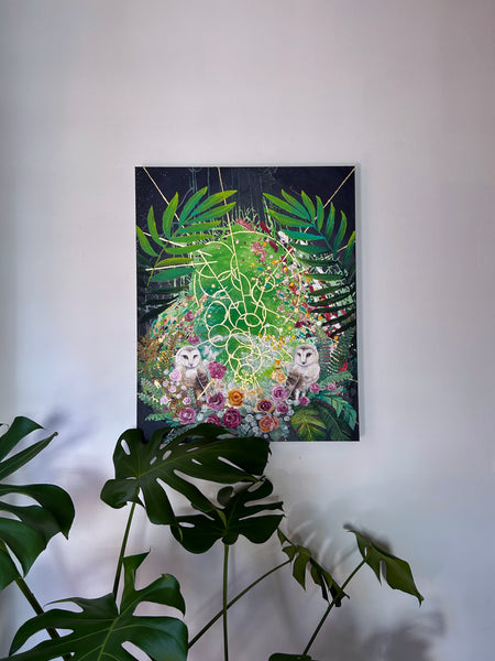 Nesting: Original Mixed Media Painting