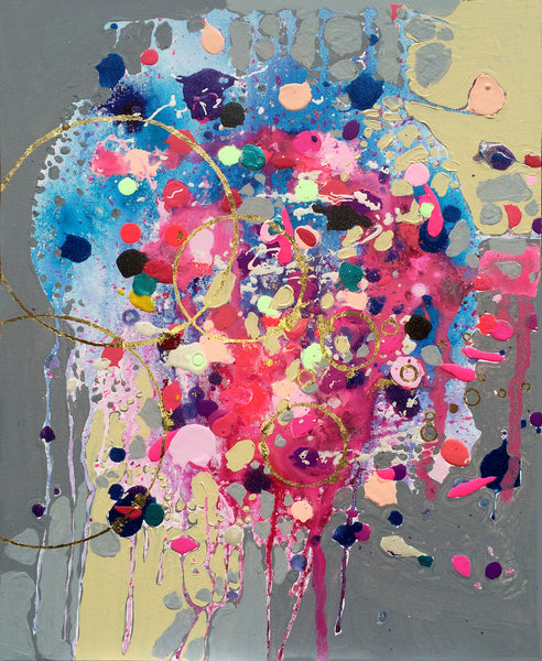 SOLD!!! Over the River and Through the Dream V - Original Painting by Stephen Lursen