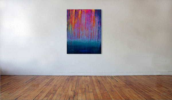 "Sunset Steam" - Original Painting by Stephen Lursen