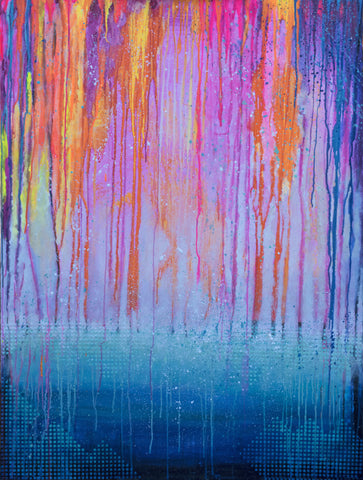 "Sunset Steam" - Original Painting by Stephen Lursen