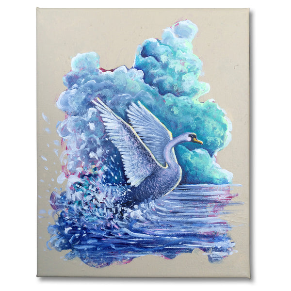 SOLD!!! The Cathartic Arrival - Original painting by Stephen Lursen