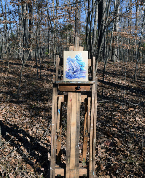 SOLD!!! The Cathartic Arrival - Original painting by Stephen Lursen