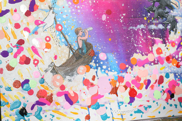 The Day I Called The Sky Elephants - Original Painting by Stephen Lursen