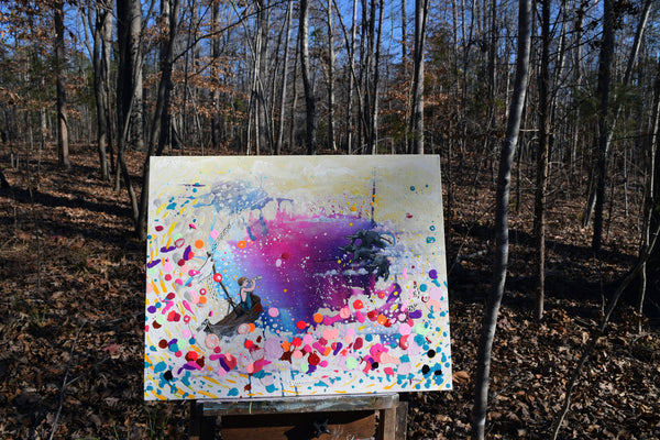 The Day I Called The Sky Elephants - Original Painting by Stephen Lursen