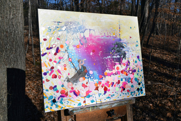 The Day I Called The Sky Elephants - Original Painting by Stephen Lursen