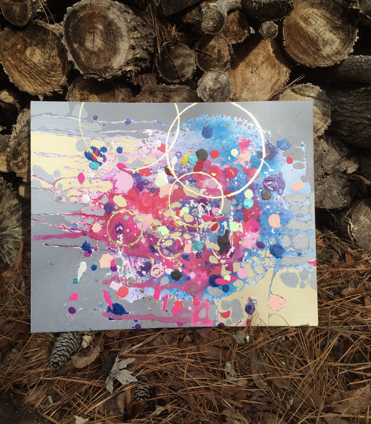SOLD!!! Over the River and Through the Dream V - Original Painting by Stephen Lursen