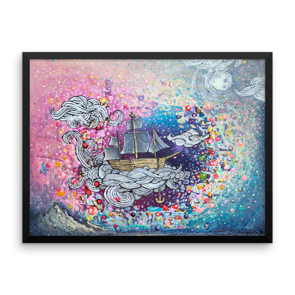 I Won't Be Held Down Fine Art Print: Framed photo paper poster