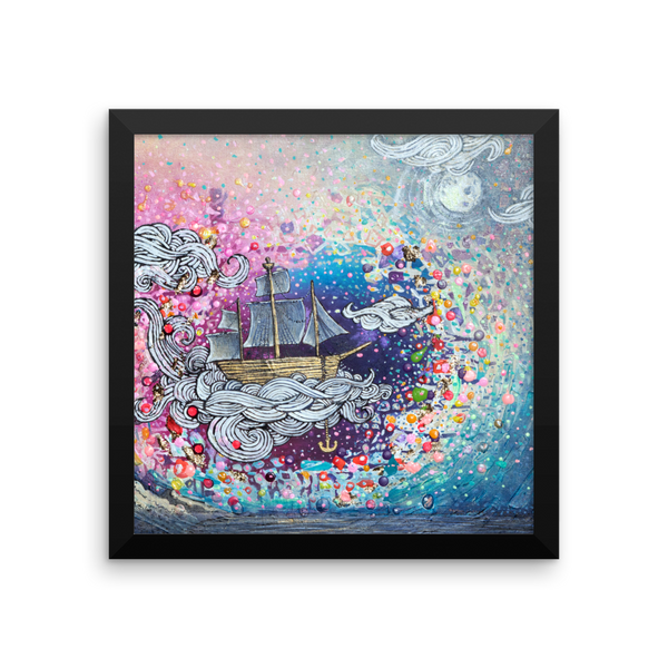 I Won't Be Held Down Fine Art Print: Framed photo paper poster