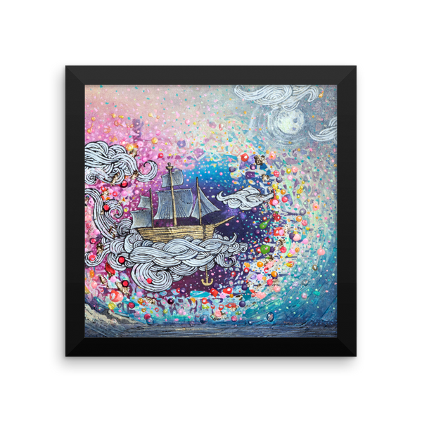 I Won't Be Held Down Fine Art Print: Framed photo paper poster