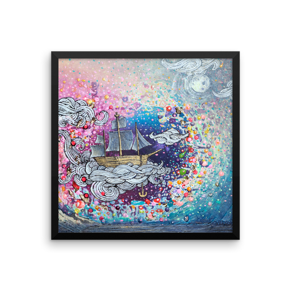 I Won't Be Held Down Fine Art Print: Framed photo paper poster