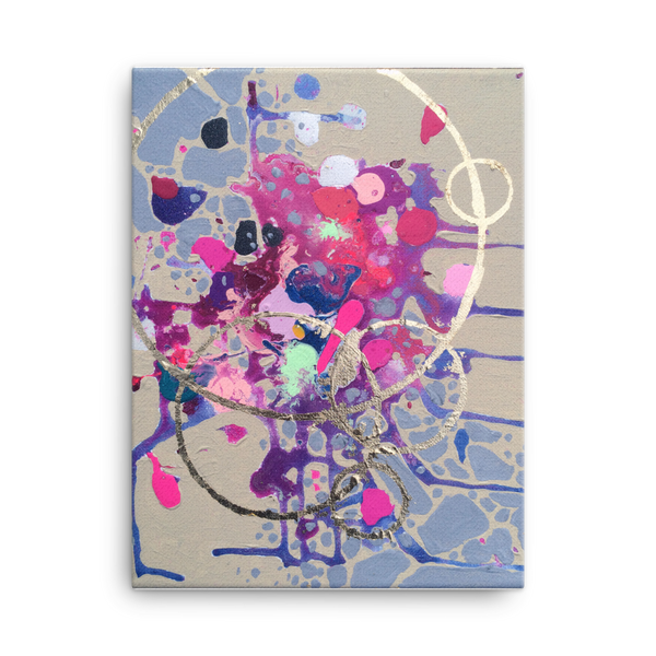 Fine Art Canvas Reproduction: "Over the River and Through the Dream II"