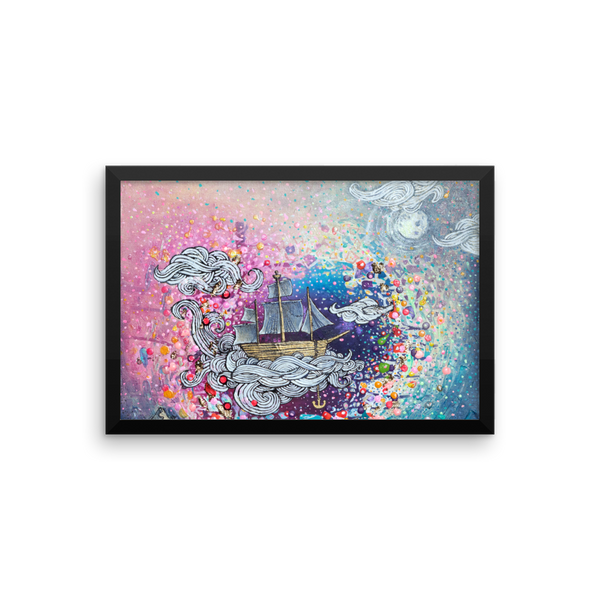 I Won't Be Held Down Fine Art Print: Framed photo paper poster