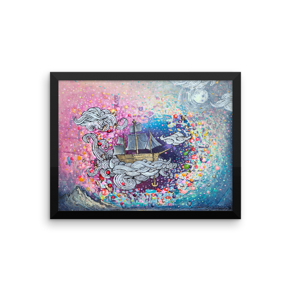 I Won't Be Held Down Fine Art Print: Framed photo paper poster