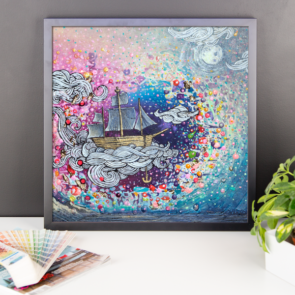 I Won't Be Held Down Fine Art Print: Framed photo paper poster