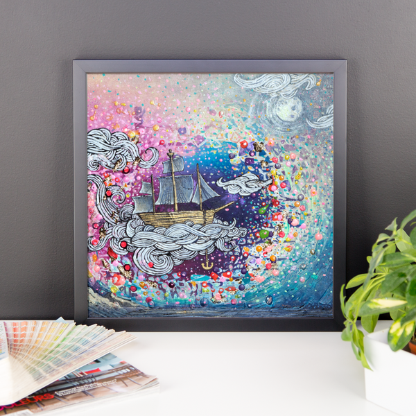 I Won't Be Held Down Fine Art Print: Framed photo paper poster