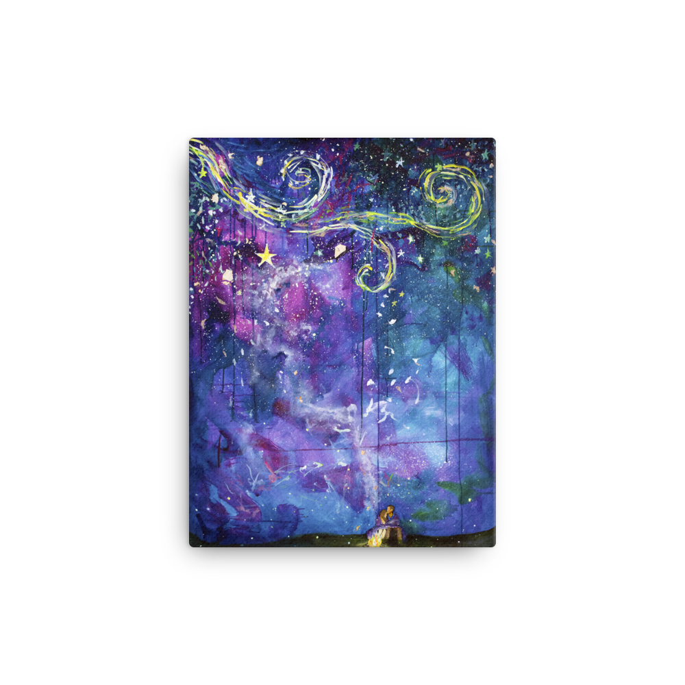 Fine Art Canvas Reproduction: "Starry Eyed"