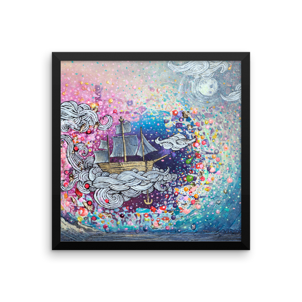 I Won't Be Held Down Fine Art Print: Framed photo paper poster