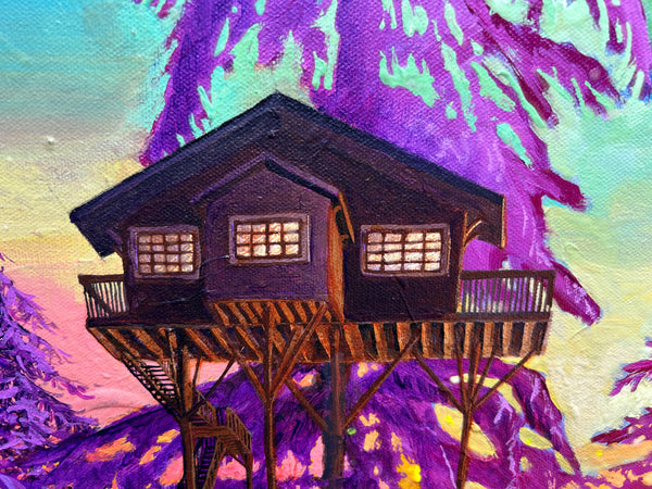 Original Painting: "Under His Light, Into His Rest"
