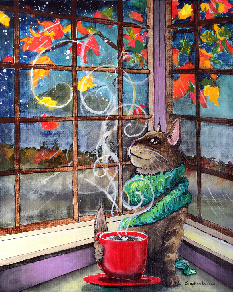 SOLD! The Magic of Fall original painting by Stephen Lursen