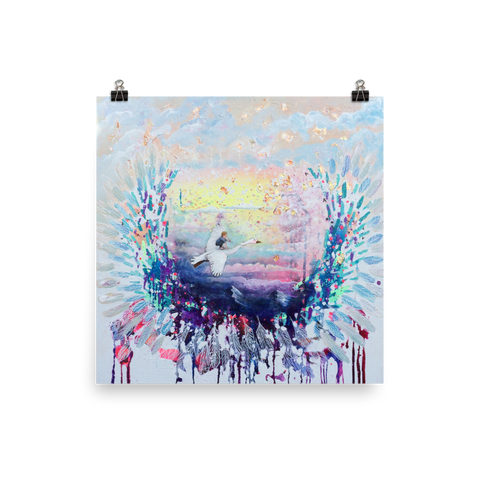 Flying Lessons Fine Art Print: Photo paper poster