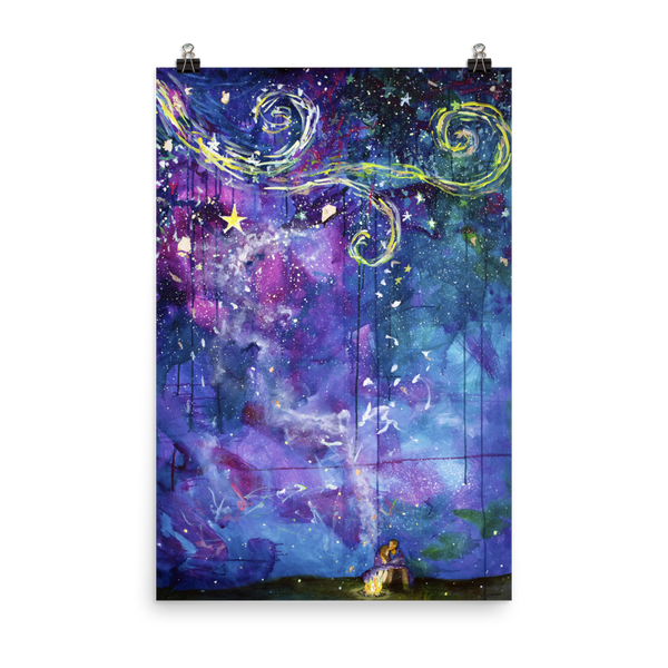Starry Eyed Fine Art Print: Photo paper poster