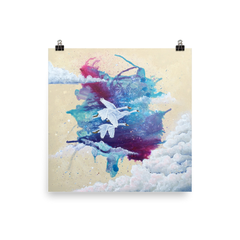 Light as a Feather Fine Art Print: Photo paper poster