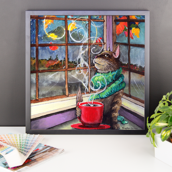 The Magic Of Fall Fine Art Print: Framed photo paper poster